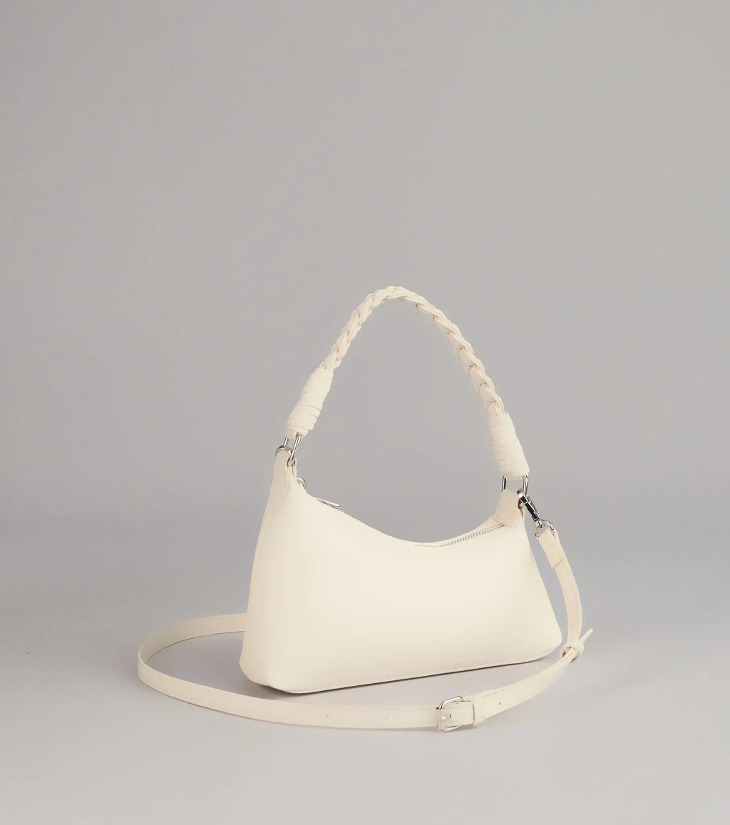 Carried Away Braided Strap Shoulder Bag