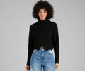 Trendy Staples Scallop Hem Sweater