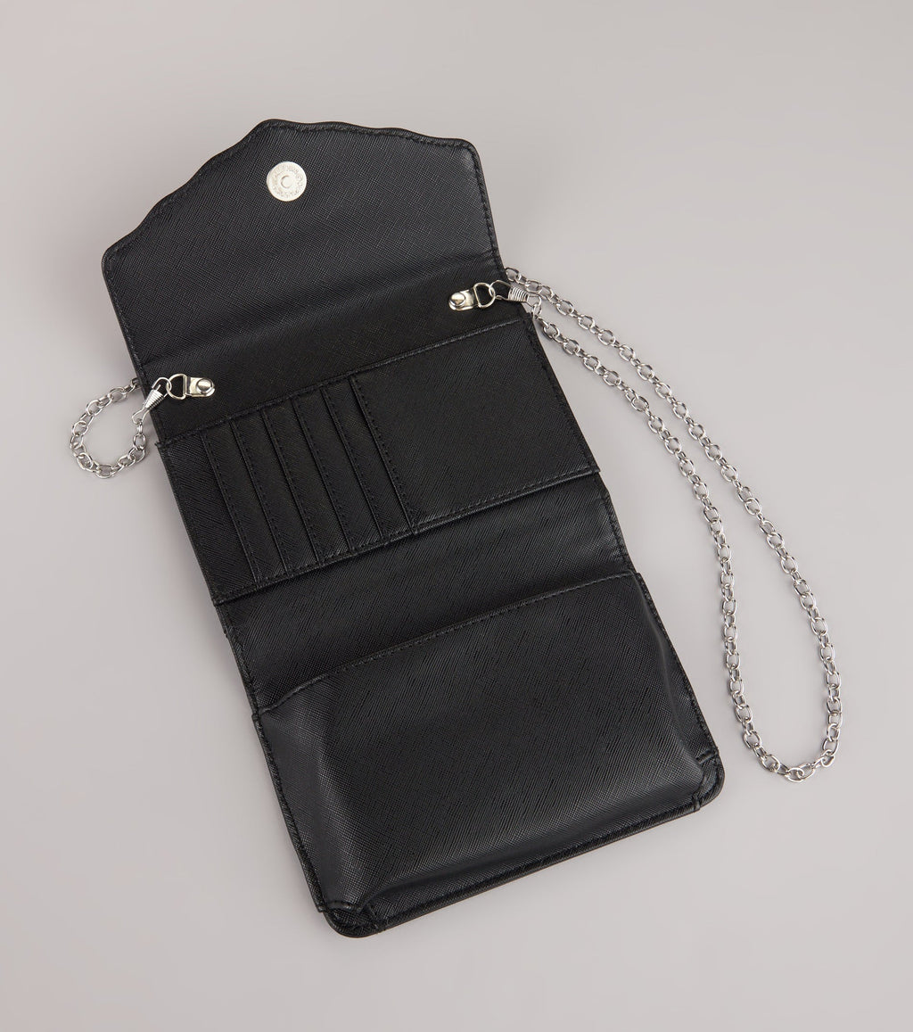 Sparkly Endeavor Rhinestone Crossbody Wallet
