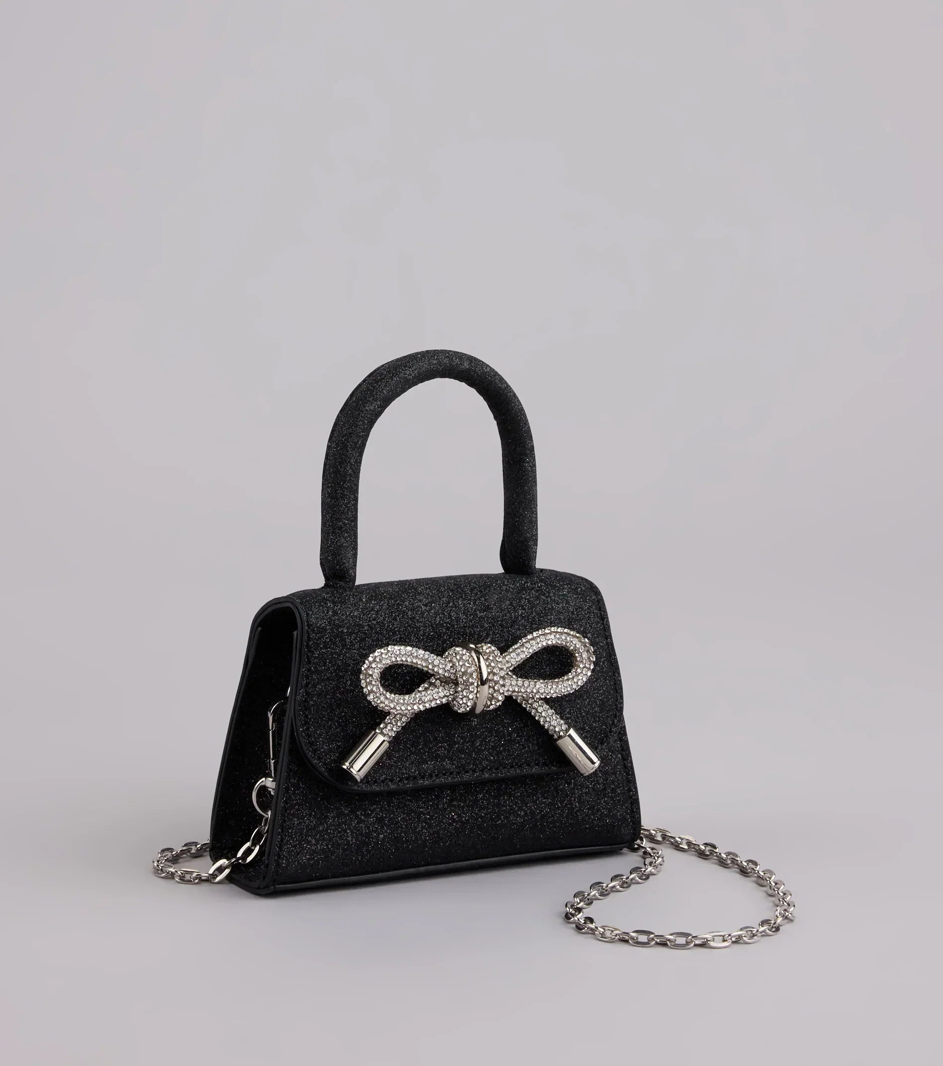 Tie It Together Glitter Mini Bag