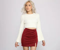Feeling Good Bell Sleeve Crop Top