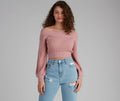 Stay Cute Off-the-Shoulder Sweater
