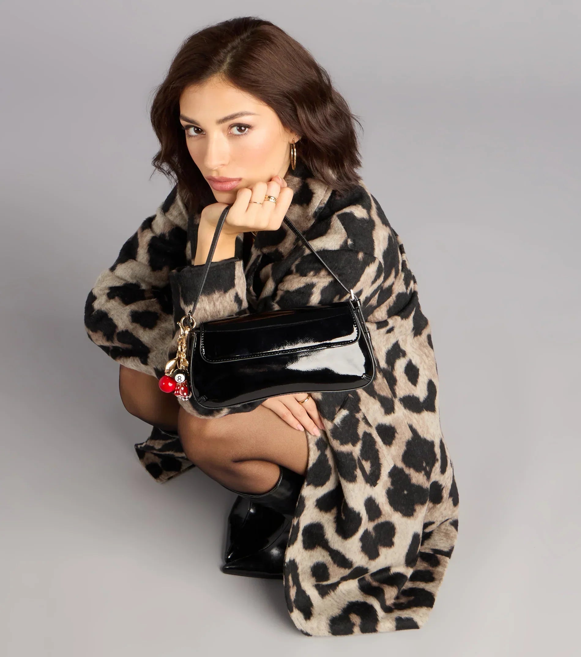 High Gloss Moment Shoulder Bag