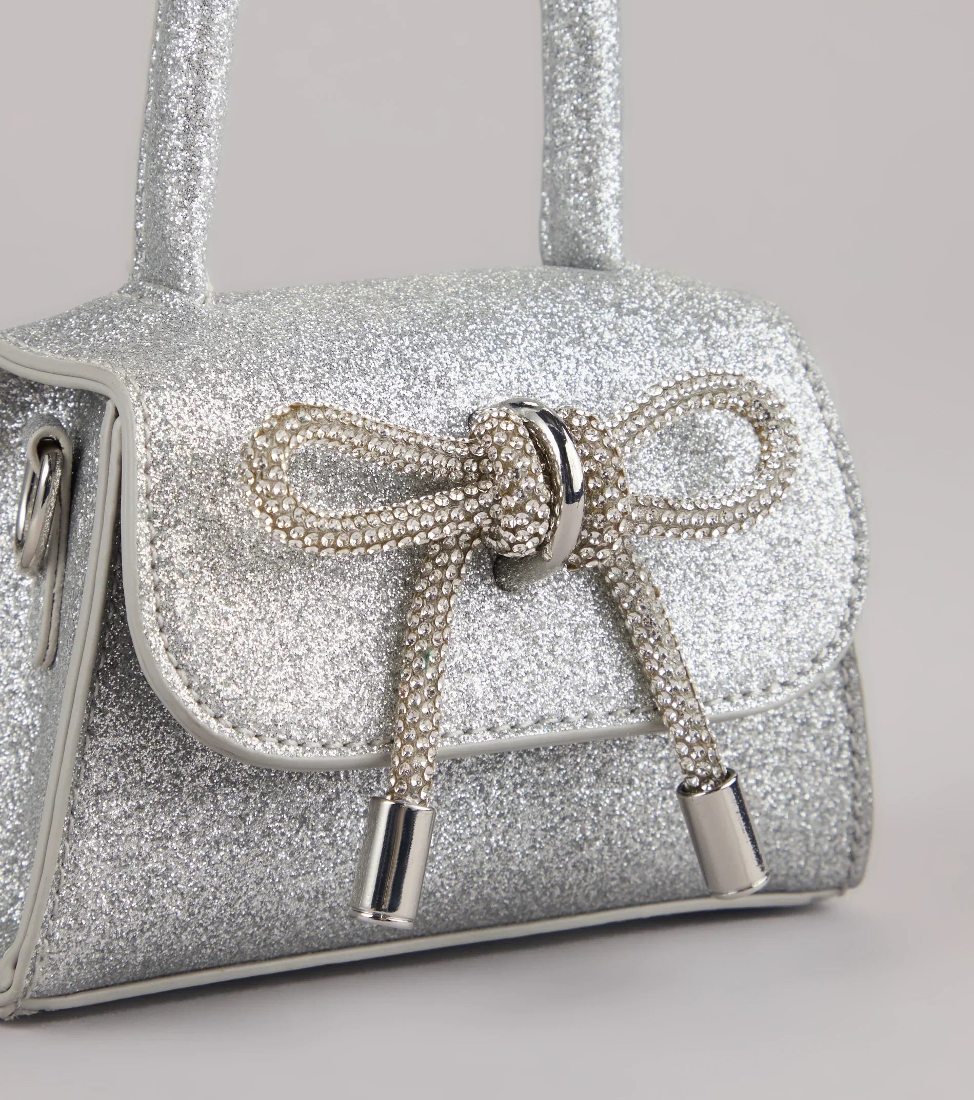 Tie It Together Glitter Mini Bag