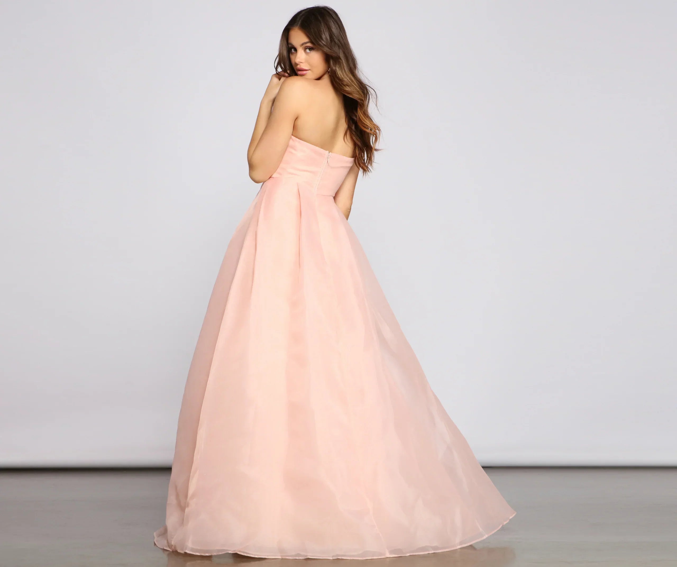 Zora Formal Strapless A-Line Dress