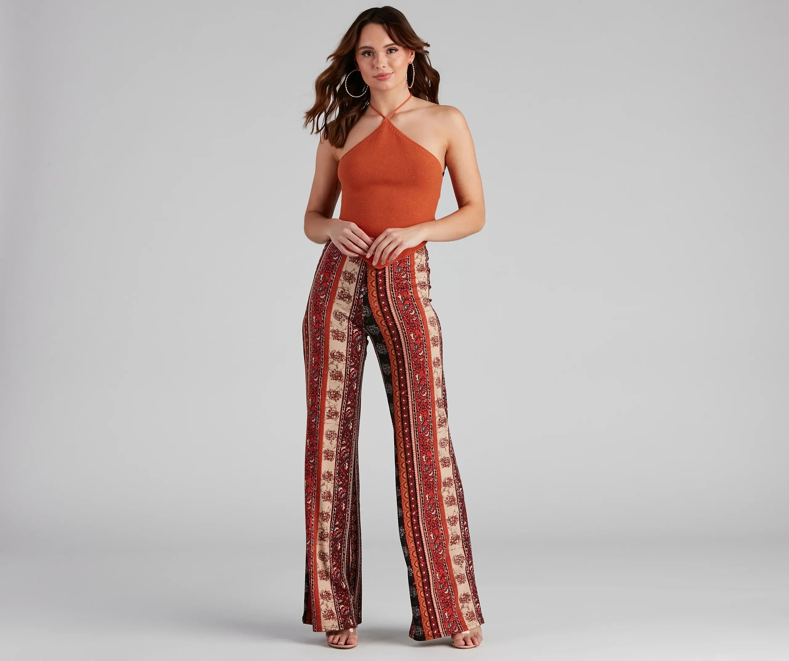 Summer Awaits Halter Crop Top