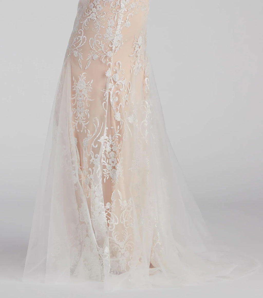 Samara Corset Lace Ball Gown