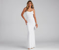 Arely Formal Sequin Scoop Neck Long Dress