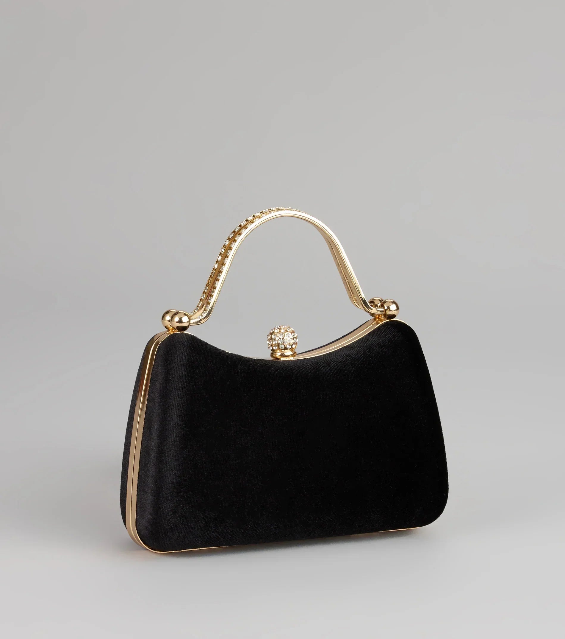 Chic Intentions Velvet Clutch Bag