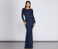 Whitney Glitter Knit Gown