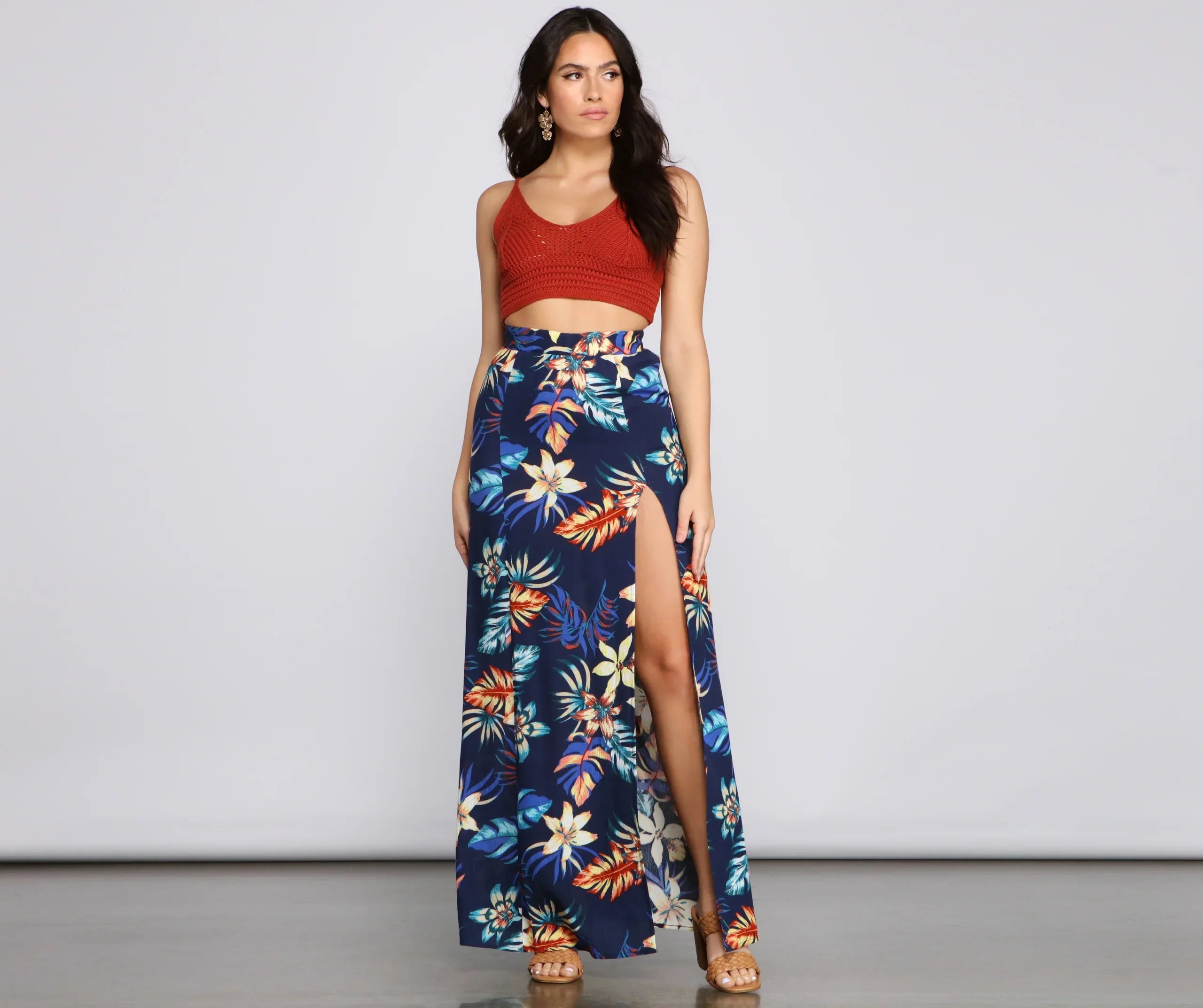 Keeping Knit Boho Crochet Crop Top
