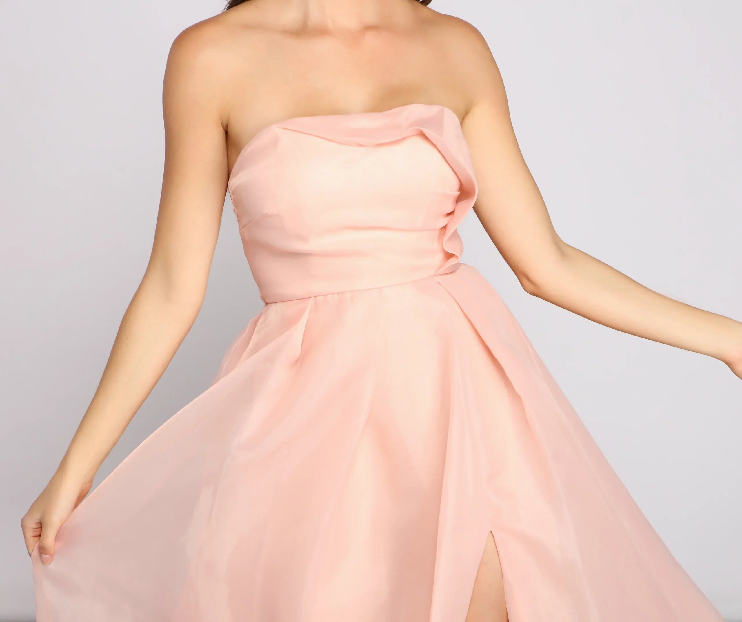 Zora Formal Strapless A-Line Dress