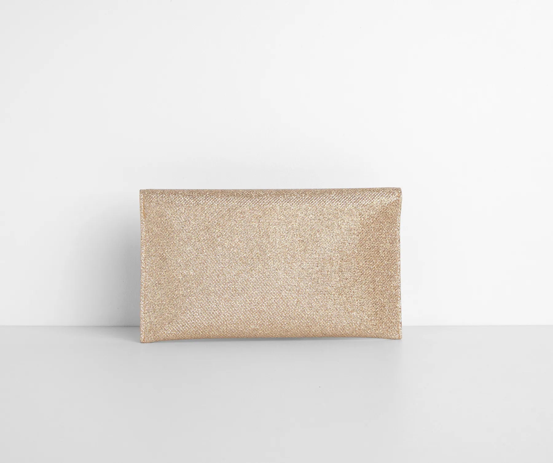 High Expectations Glitter Clutch