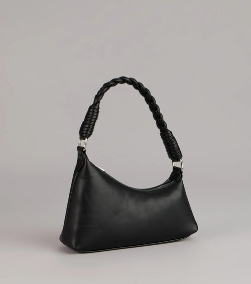 Carried Away Braided Strap Shoulder Bag