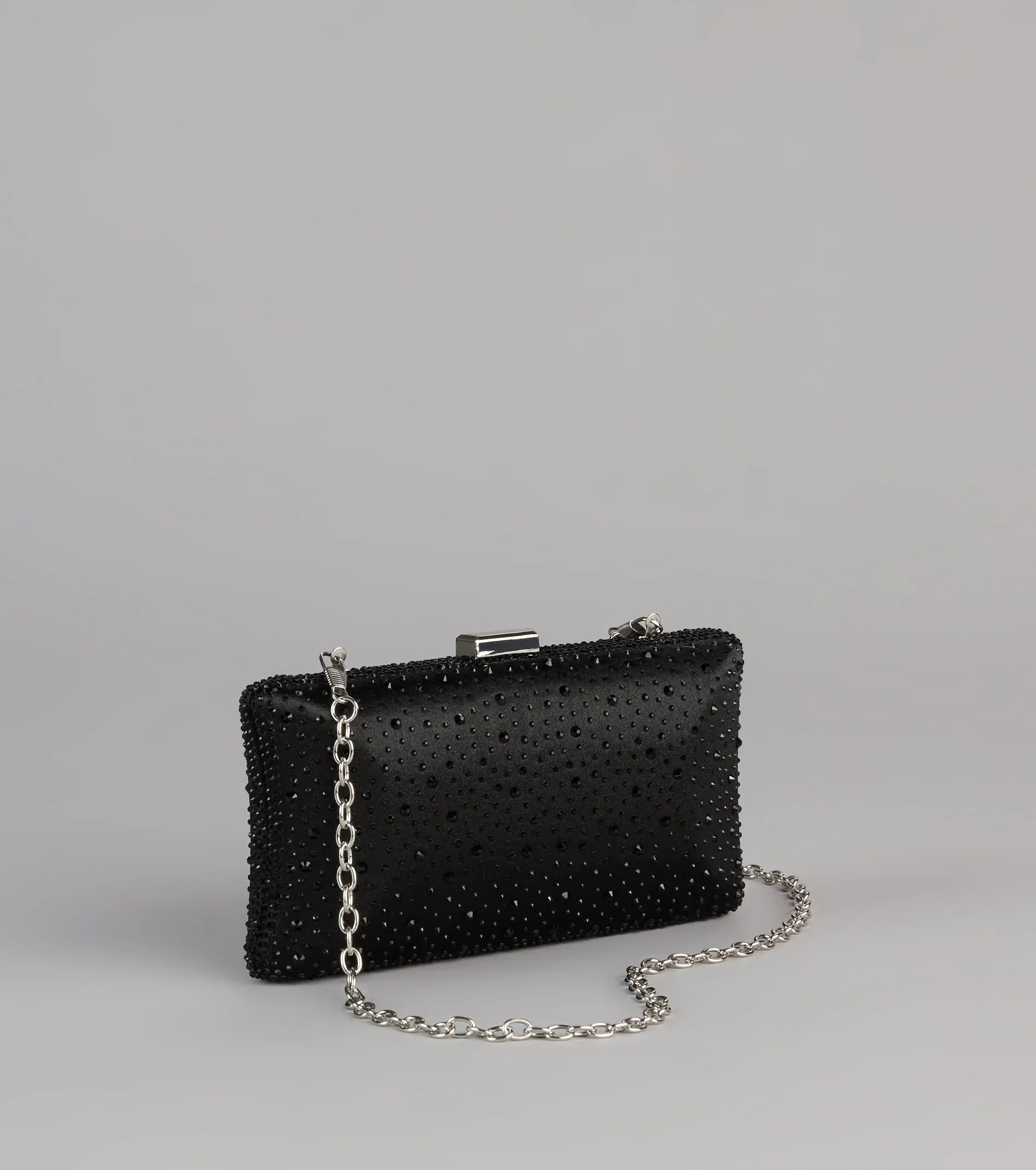 Spotlight Moment Satin Clutch